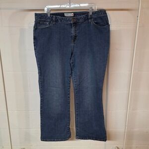 LA Blues Rodeo Jeans‎ Women Size 18 Short Medium Wash Bootcut Denim